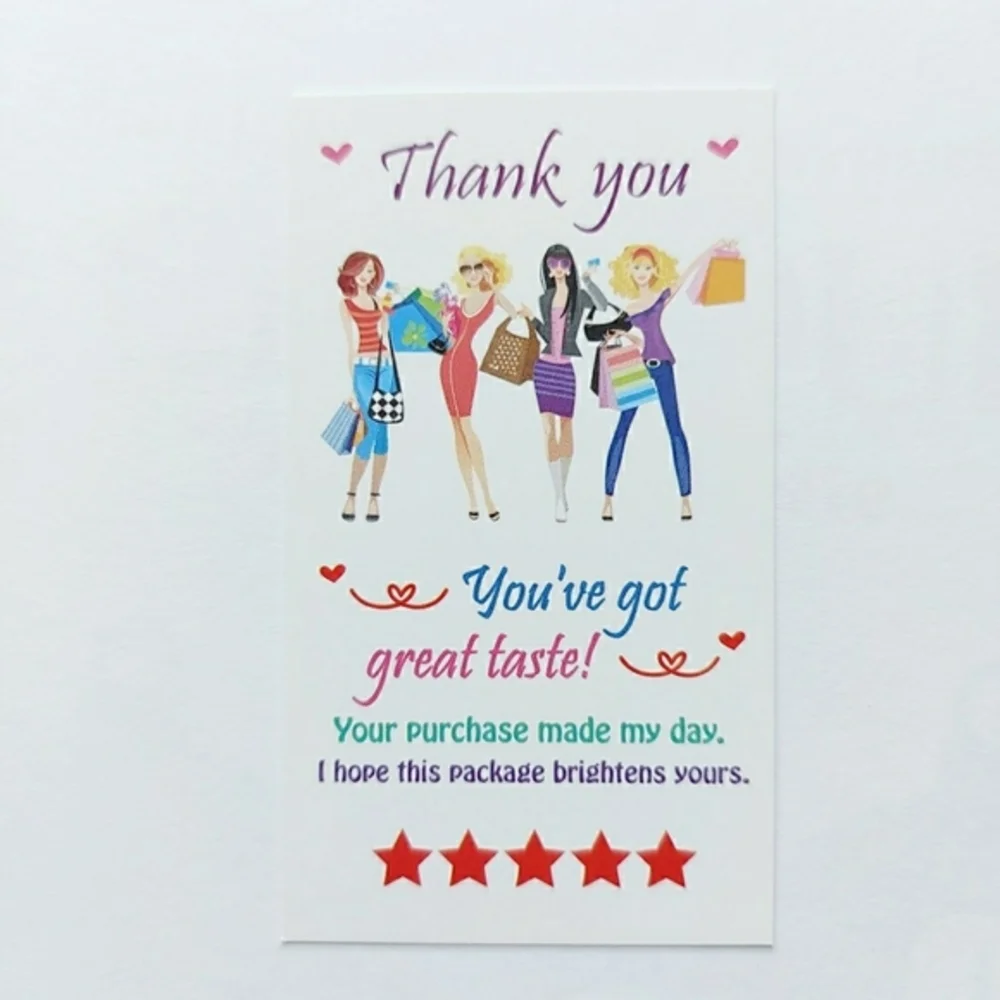 ♥️ 5x25 / 50 Thank You Cards
